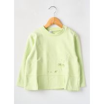 LAPIN BLEU - Sweat-shirt vert en coton - Fille - Taille TU - Modz