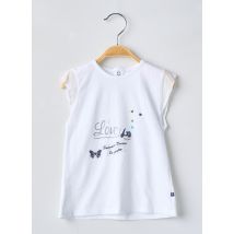 BERLINGOT - T-shirt blanc en coton - Fille - Taille TU - Modz