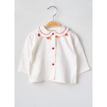 LES BÉBÉS DE TAPIOCA - Chemisier beige en coton - Fille - Taille TU - Modz