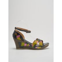 LAURA VITA - Sandales/Nu pieds noir en cuir - Femme - Taille 39 - Modz