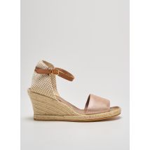LA VAGUE - Espadrilles rose en cuir - Femme - Taille 38 - Modz