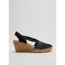 LA VAGUE - Espadrilles noir en textile - Femme - Taille 37 - Modz