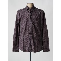 KING'S ROAD - Chemise manches longues noir en coton - Homme - Taille XL - Modz