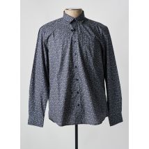 KING'S ROAD - Chemise manches longues bleu en coton - Homme - Taille XL - Modz