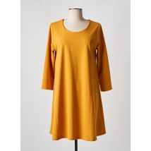 QUATRE VINGT MINUTES - Robe courte jaune en polyester - Femme - Taille 38 - Modz