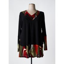 2W PARIS - Tunique manches longues noir en polyester - Femme - Taille 46 - Modz