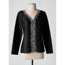 LO! LES FILLES - Gilet manches longues noir en polyester - Femme - Taille 38 - Modz