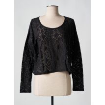 BORIS INDUSTRIES - Top noir en coton - Femme - Taille 38 - Modz