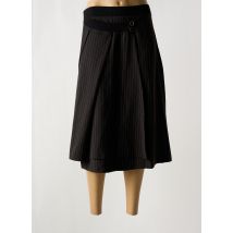 AMMA - Jupe mi-longue noir en polyester - Femme - Taille 40 - Modz