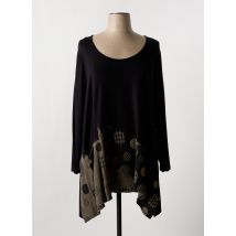 G!OZE - Tunique manches longues noir en viscose - Femme - Taille 52 - Modz