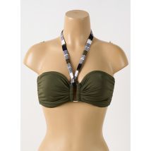 GRAIN DE SABLE - Haut de maillot de bain vert en polyamide - Femme - Taille 85C - Modz