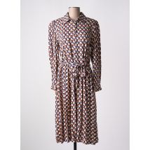 C'EST BEAU LA VIE - Robe mi-longue beige en viscose - Femme - Taille 38 - Modz