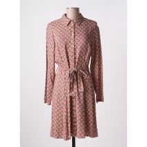 C'EST BEAU LA VIE - Robe mi-longue marron en viscose - Femme - Taille 38 - Modz