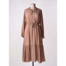 C'EST BEAU LA VIE - Robe longue marron en polyester - Femme - Taille 48 - Modz
