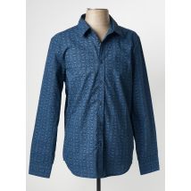 MUSTANG - Chemise manches longues bleu en coton - Homme - Taille XXL - Modz