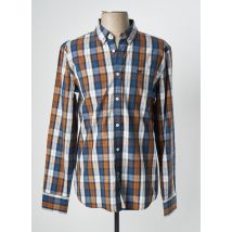 MUSTANG - Chemise manches longues bleu en coton - Homme - Taille XXL - Modz