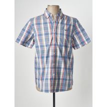 MUSTANG - Chemise manches courtes bleu en coton - Homme - Taille 3XL - Modz