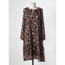 GRIFFON - Robe mi-longue noir en polyester - Femme - Taille 46 - Modz