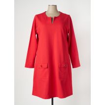 AGATHE & LOUISE - Robe mi-longue rouge en coton - Femme - Taille 50 - Modz