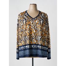 FRED SABATIER - Pull jaune en polyester - Femme - Taille 56 - Modz