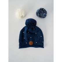 CABAÏA - Bonnet bleu en acrylique - Femme - Taille TU - Modz
