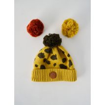 CABAÏA - Bonnet jaune en acrylique - Femme - Taille TU - Modz