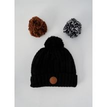 CABAÏA - Bonnet noir en acrylique - Unisexe - Taille TU - Modz