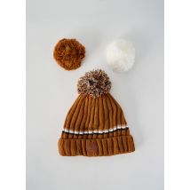 CABAÏA - Bonnet marron en acrylique - Unisexe - Taille TU - Modz