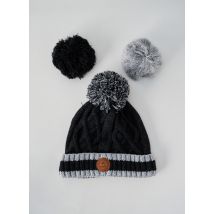 CABAÏA - Bonnet noir en acrylique - Unisexe - Taille TU - Modz