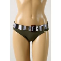GRAIN DE SABLE - Bas de maillot de bain vert en polyamide - Femme - Taille 38 - Modz