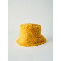 COMPAÑIA FANTASTICA - Bonnet jaune en polyester - Femme - Taille TU - Modz