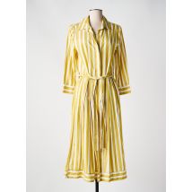 TOUPY - Robe longue jaune en coton - Femme - Taille 38 - Modz