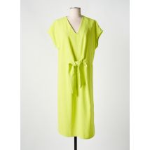 TOUPY - Robe mi-longue jaune en polyester - Femme - Taille 40 - Modz