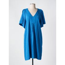 STELLA FOREST - Robe mi-longue bleu en coton - Femme - Taille 38 - Modz