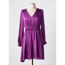 THE GOOD FAMILY - Robe courte violet en polyester - Femme - Taille 36 - Modz