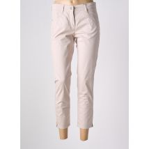 GARDEUR - Pantalon 7/8 beige en coton - Femme - Taille 40 - Modz