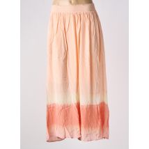 MKT STUDIO - Jupe longue orange en viscose - Femme - Taille 40 - Modz