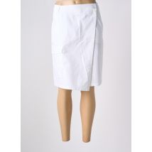 GARDEUR - Jupe mi-longue blanc en coton - Femme - Taille 40 - Modz