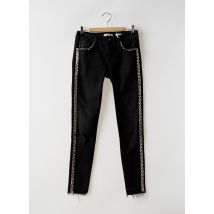 FRACOMINA - Pantalon slim noir en coton - Femme - Taille W25 - Modz
