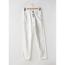 HUIT SIX SEPT - Pantalon slim blanc en coton - Femme - Taille 34 - Modz