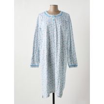 JET - Chemise de nuit bleu en coton - Femme - Taille 42 - Modz