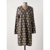 PASTUNETTE - Chemise de nuit jaune en coton - Femme - Taille 40 - Modz