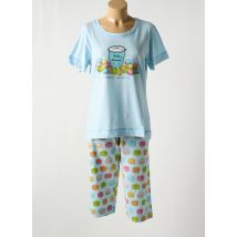 REBELLE - Pyjama bleu en coton - Femme - Taille 44 - Modz