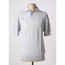 BERAC - Polo gris en coton - Homme - Taille S - Modz