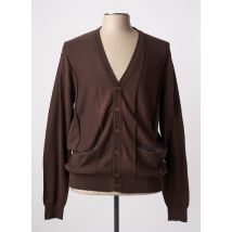 BERAC - Gilet manches longues marron en coton - Homme - Taille XL - Modz