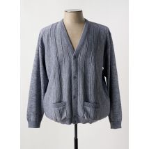 PAUL RHODAMEL - Gilet manches longues bleu en acrylique - Homme - Taille 3XL - Modz