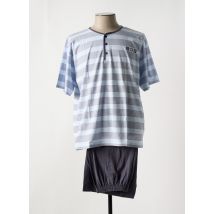 ELIAN - Pyjashort gris en coton - Homme - Taille 46 - Modz