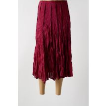 MALIA B - Jupe longue rouge en coton - Femme - Taille 44 - Modz