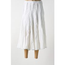 MALIA B - Jupe longue blanc en coton - Femme - Taille 38 - Modz