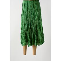 MALIA B - Jupe longue vert en coton - Femme - Taille 40 - Modz